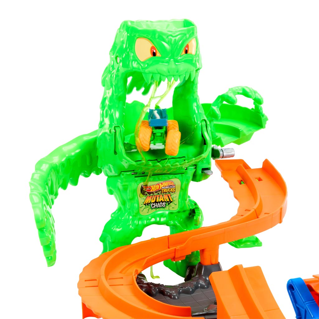 Hot Wheels Monster Trucks Slimeszörny Chaos Tor - Mattel zdjęcie 4