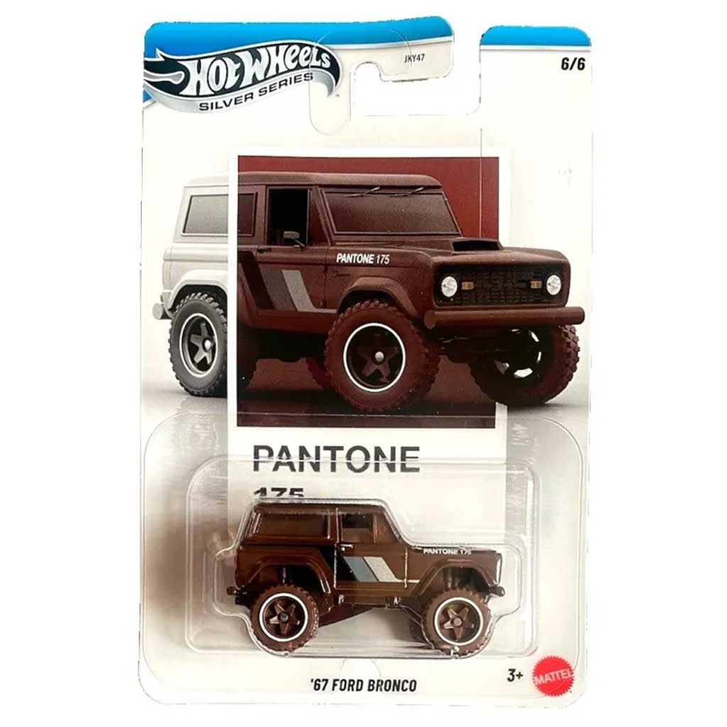 Hot Wheels Pantone: '67 Ford Bronco samochód - Mattel zdjęcie 1
