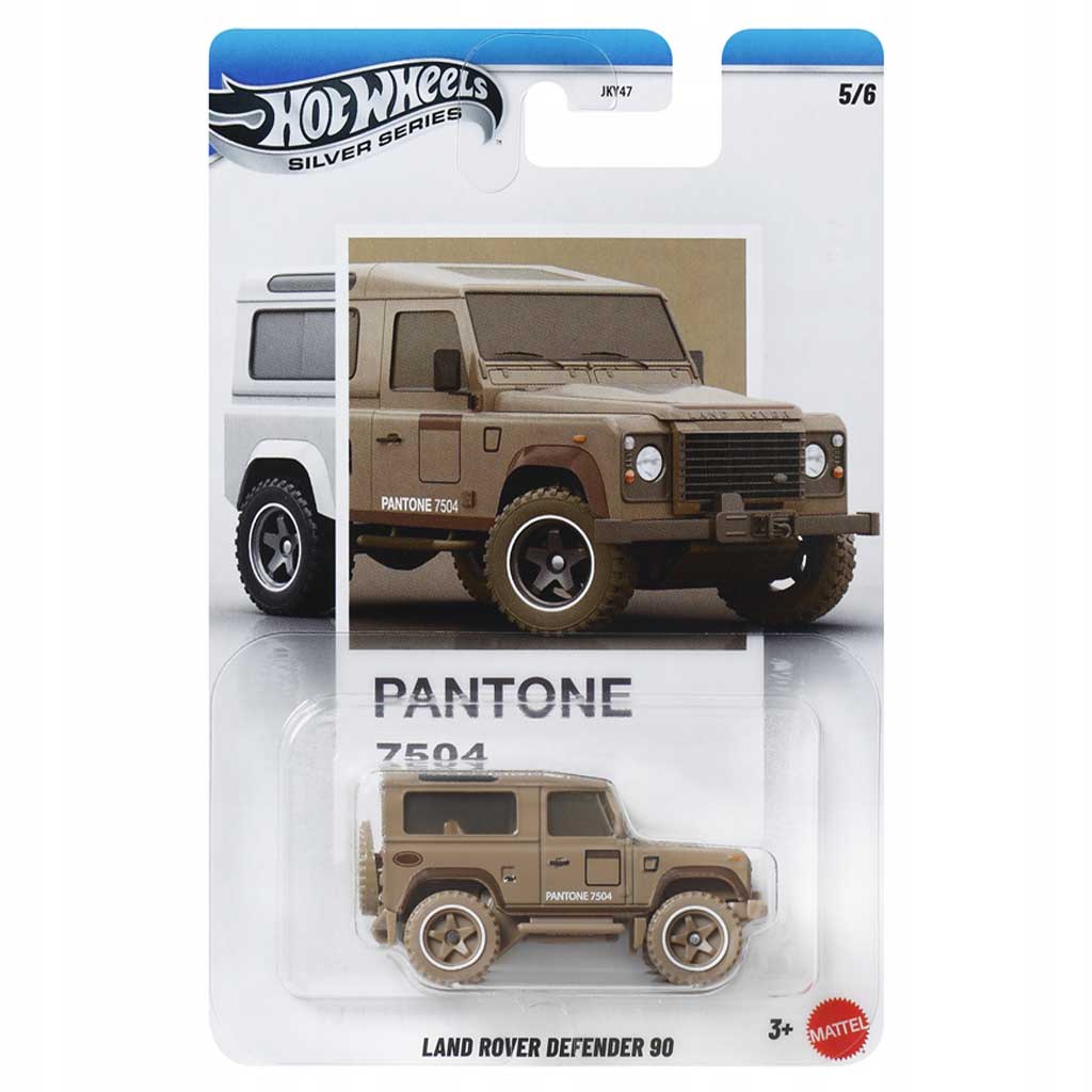 Hot Wheels Pantone: Land Rover Defender 90 samochód - Mattel zdjęcie 1