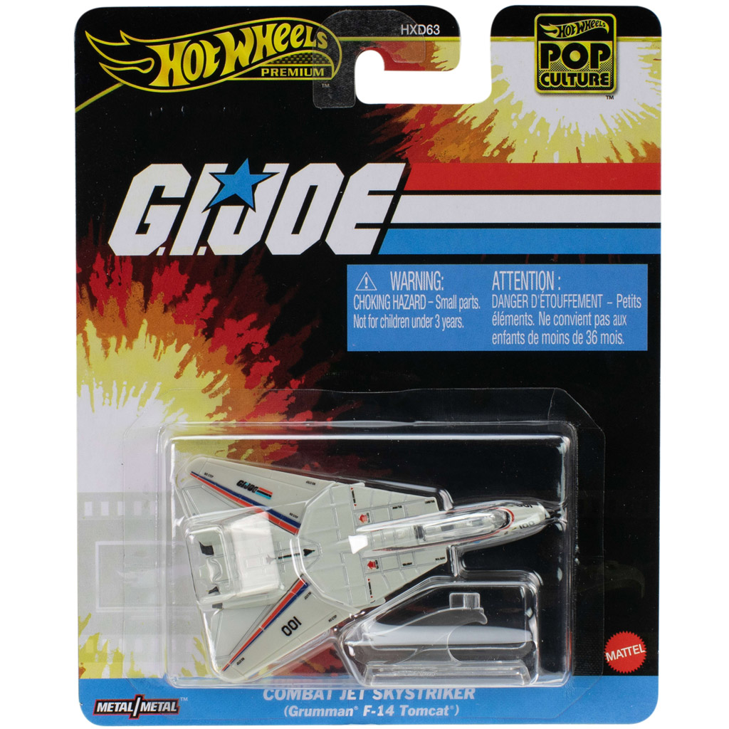 Hot Wheels: Pop Kultura G.I. Joe Combat Jet Skystriker samolot 1/64 - Mattel zdjęcie 1