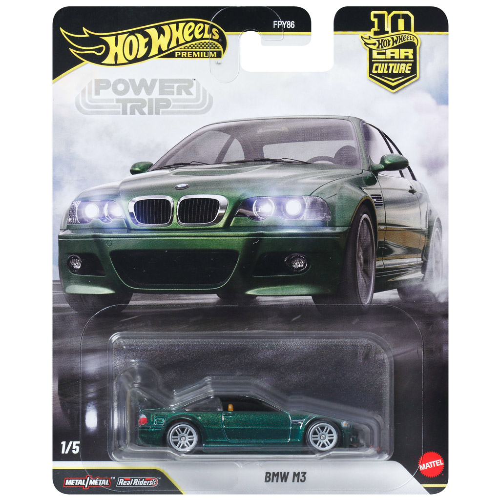 Hot Wheels Premium: Cool-túra BMW M3 mały samochód 1/64 - Mattel zdjęcie 1