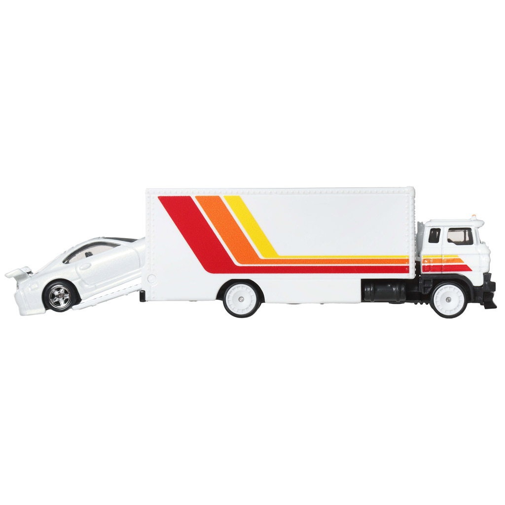 Hot Wheels: Premium Toyota ’90s JDM zestaw kolekcjonerskich samochodzików – Supra, Celica GT-Four, MR2 TRD i Sakura Sprinter, 1/64 - Mattel zdjęcie 4