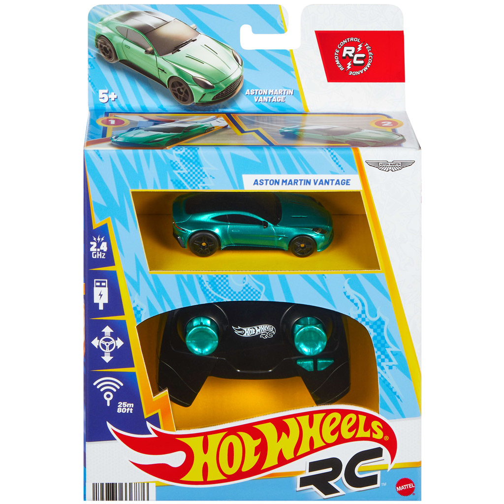 Hot Wheels RC Aston Martin Vantage zdalnie sterowany samochód – Mattel zdjęcie 1