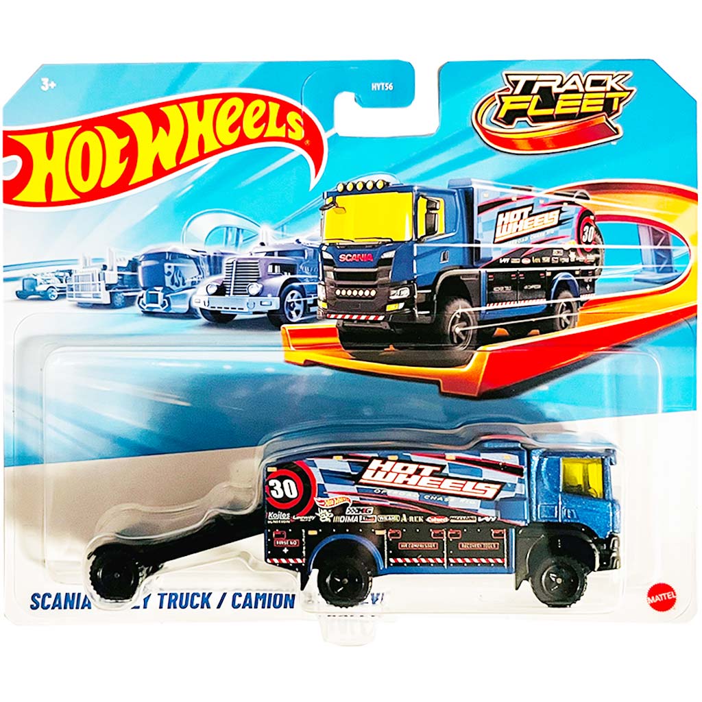 Hot Wheels: Scania Rally Truck samochód dostawczy w skali 1/64 - Mattel zdjęcie 1