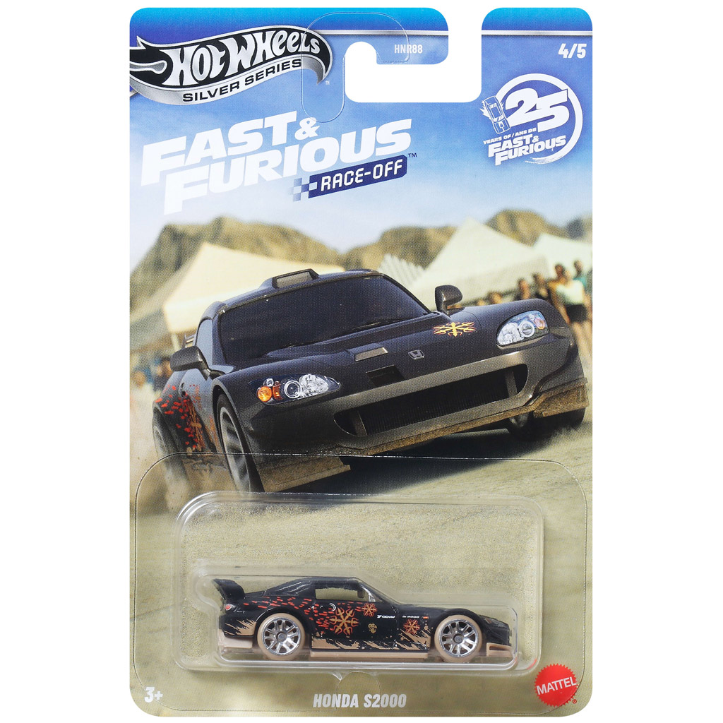 Hot Wheels Silver Series: Szybcy i wściekli Honda S2000 mały samochód 1/64 - Mattel zdjęcie 1