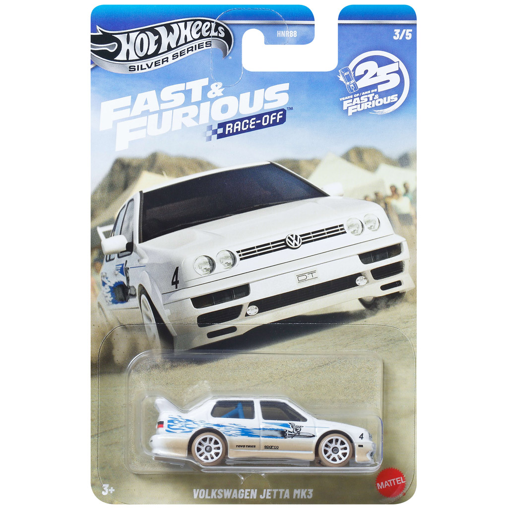 Hot Wheels Silver Series: Szybcy i Wściekli Volkswagen Jetta MK3 samochód 1/64 - Mattel zdjęcie 1