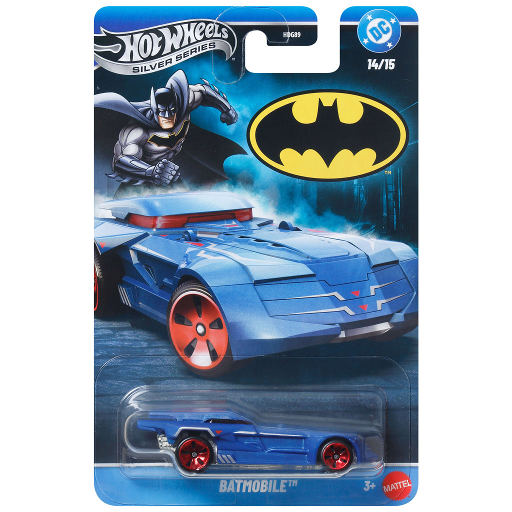 Hot Wheels Srebrna Seria: Batmobil samochód 1/64 - Mattel zdjęcie 1