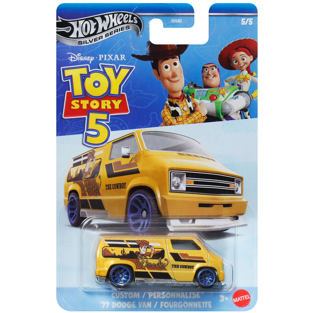 Hot Wheels Srebrna Seria: Toy Story '77 Dodge Van samochodzik 1/64 - Mattel zdjęcie 1