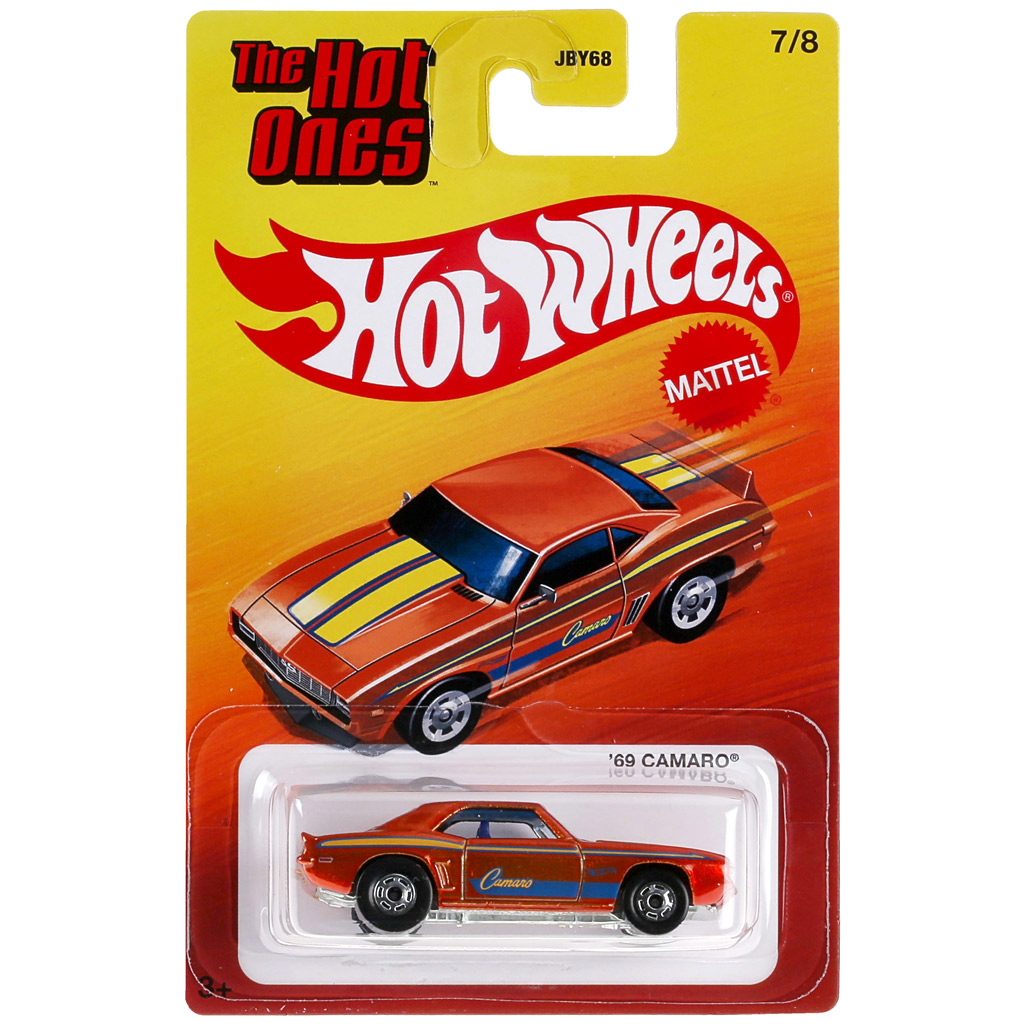 Hot Wheels: The Hot Ones '69 Camaro samochód 1/64 - Mattel zdjęcie 1