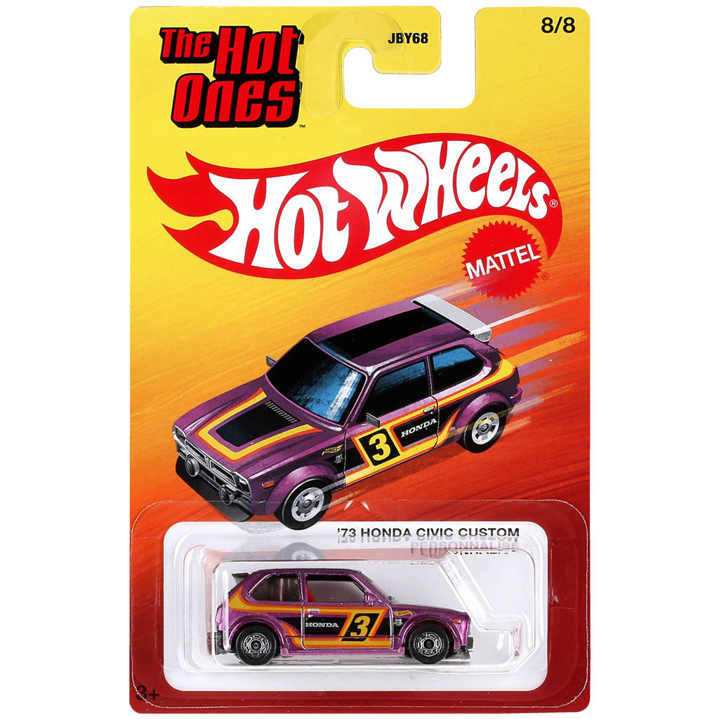 Hot Wheels: The Hot Ones '73 Honda Civic Custom samochód 1/64 - Mattel zdjęcie 1