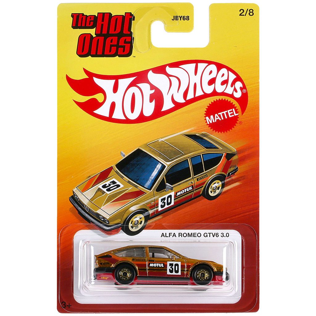 Hot Wheels: The Hot Ones Alfa Romeo GTV6 3.0 samochód 1/64 - Mattel zdjęcie 1