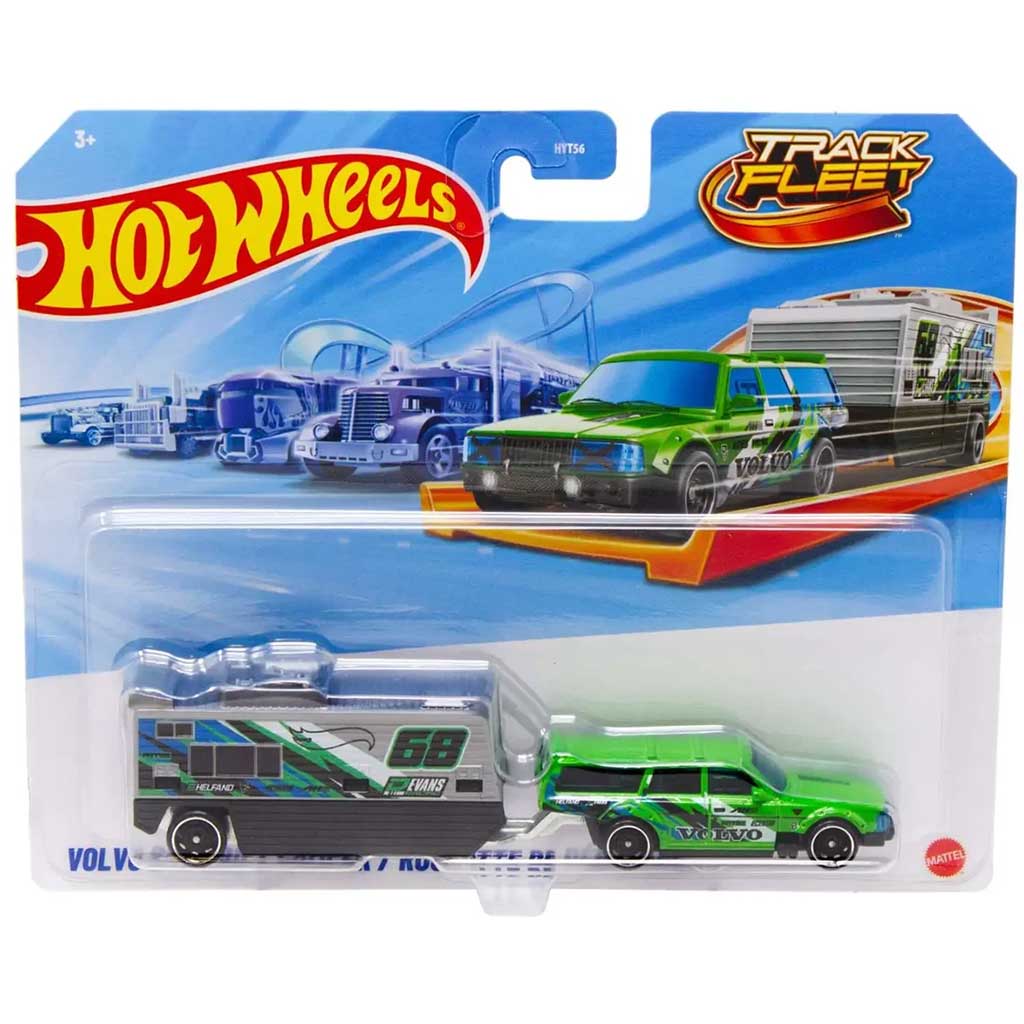 Hot Wheels: Volvo 240 Drift Camper samochód transportowy 1/64 – Mattel zdjęcie 1