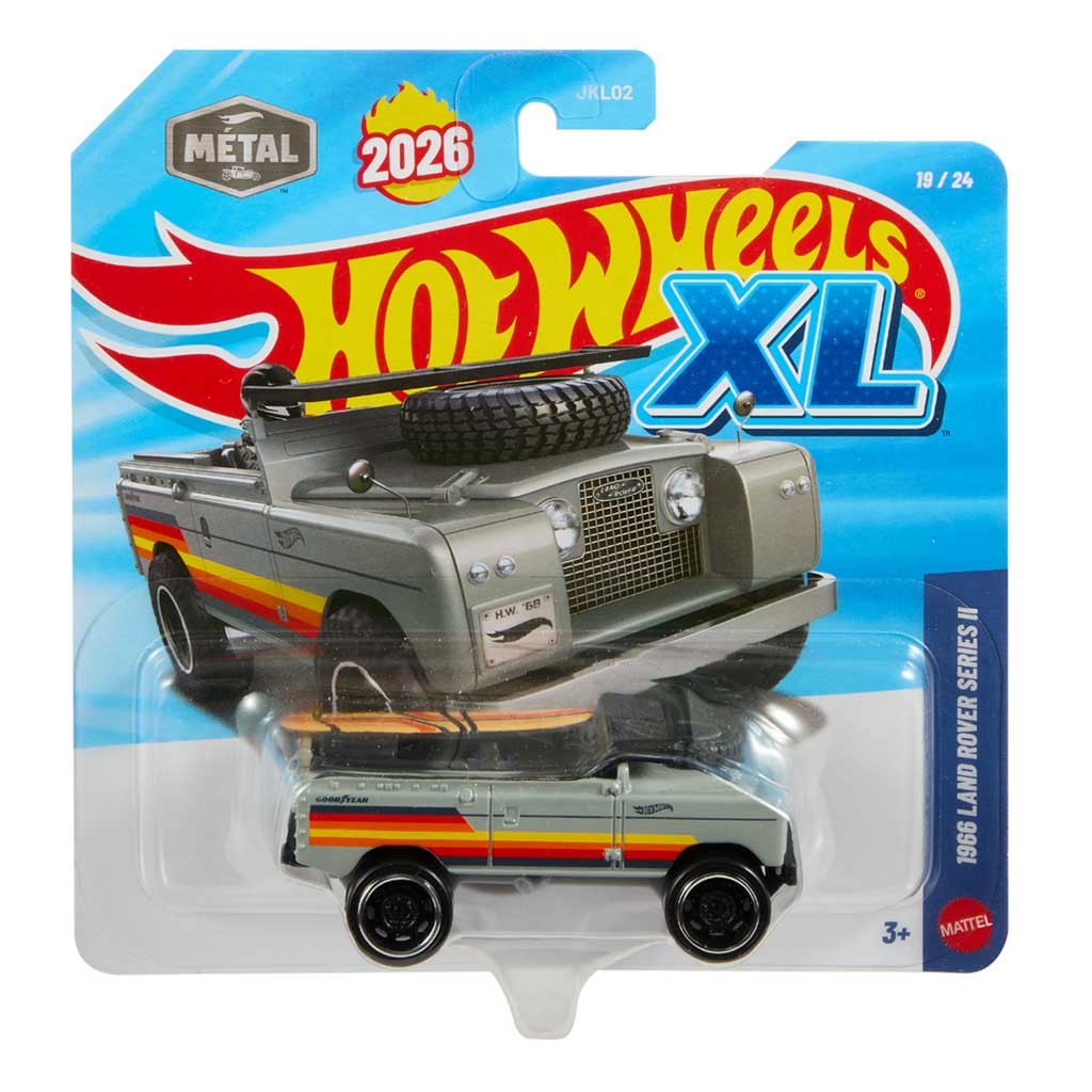 Hot Wheels XL: 1966 Land Rover Series II samochód zabawkowy 1/43 - Mattel zdjęcie 1