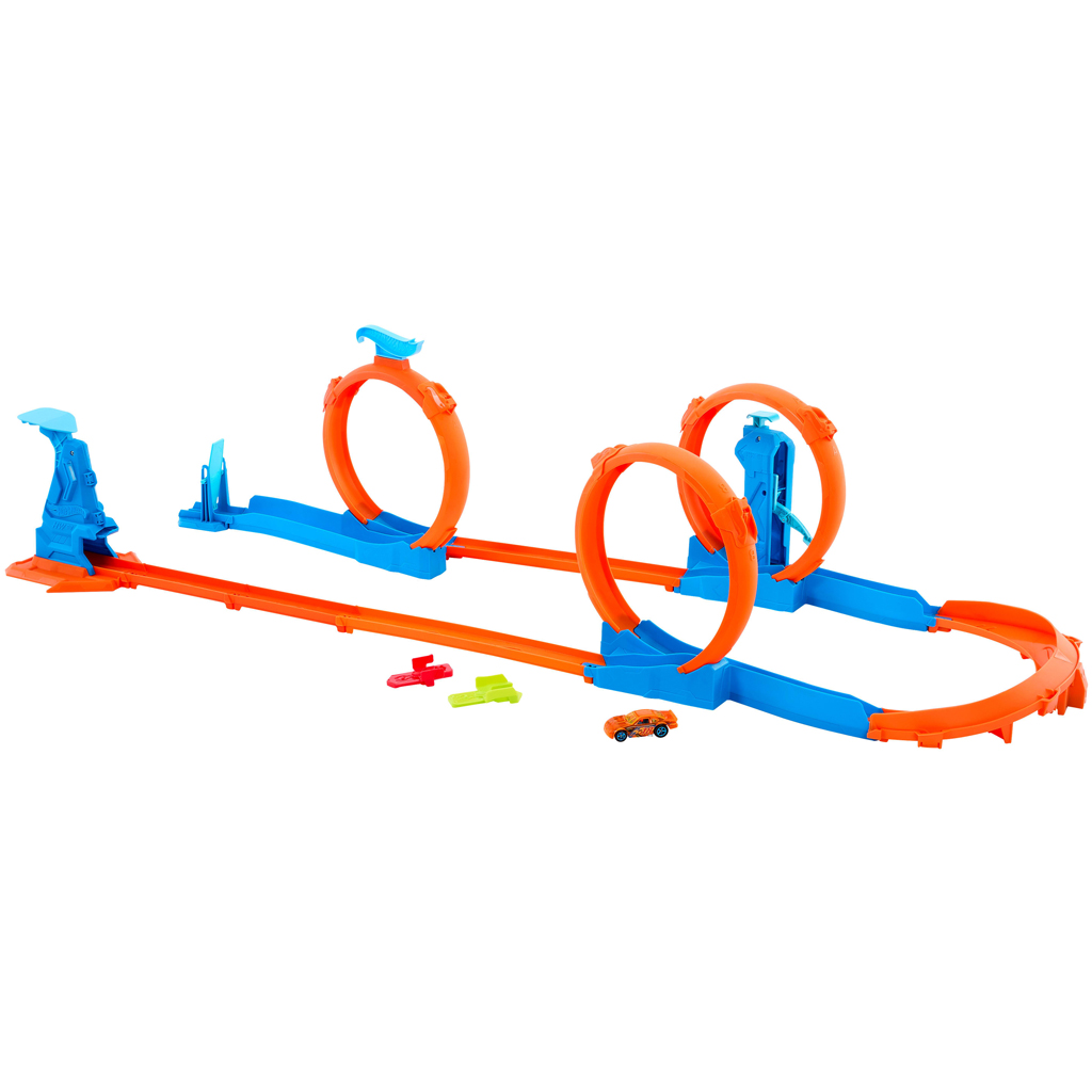 Hot Wheels: Zestaw kreatora toru z potrójną pętlą - Mattel zdjęcie 2