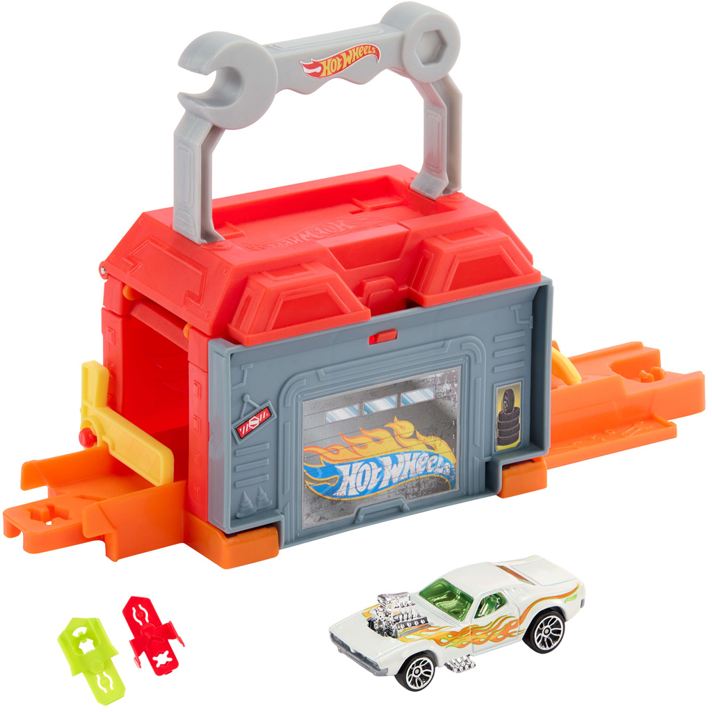 Hot Wheels: Zestaw torów warsztatu naprawczego – Mattel zdjęcie 2