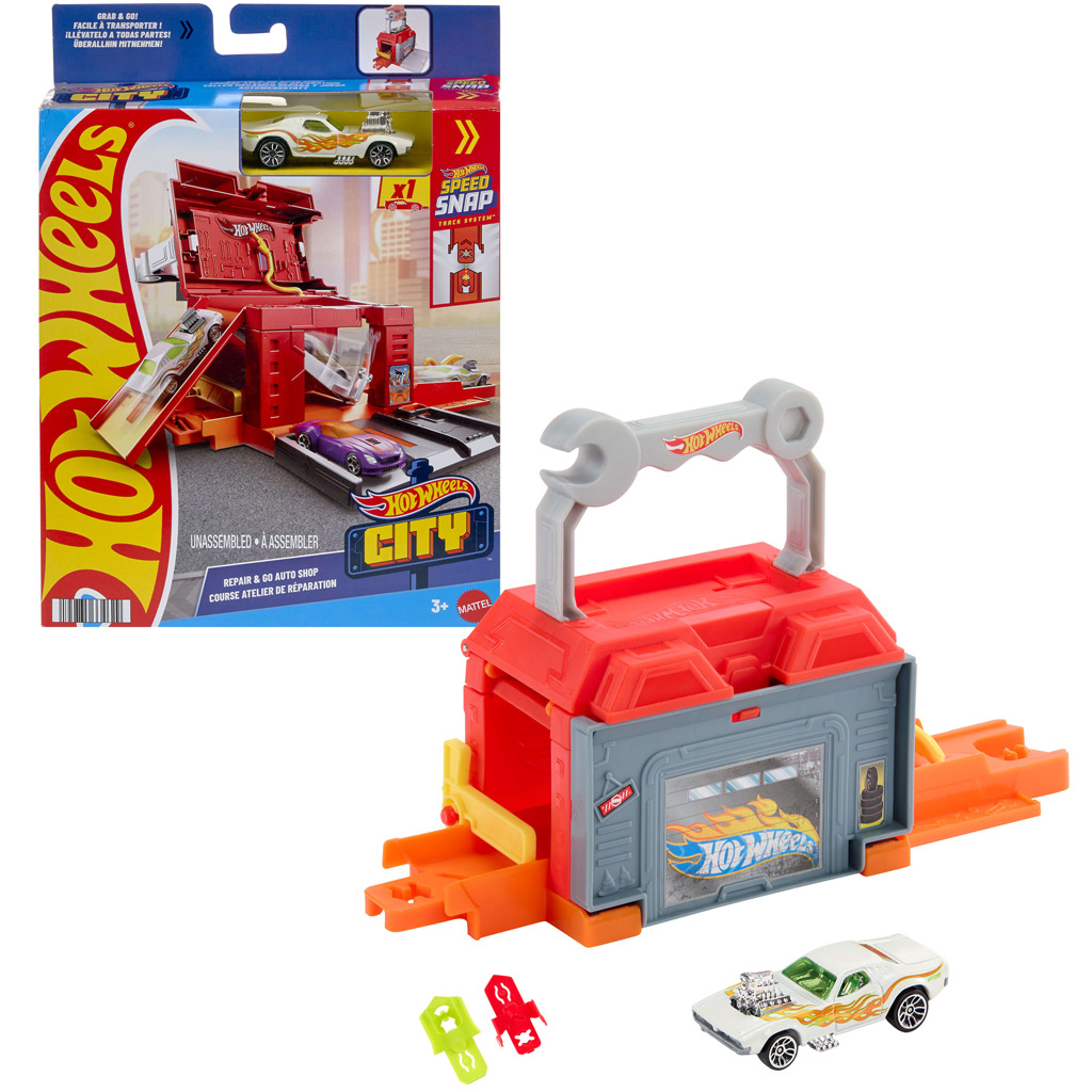 Hot Wheels: Zestaw torów warsztatu naprawczego – Mattel zdjęcie 1