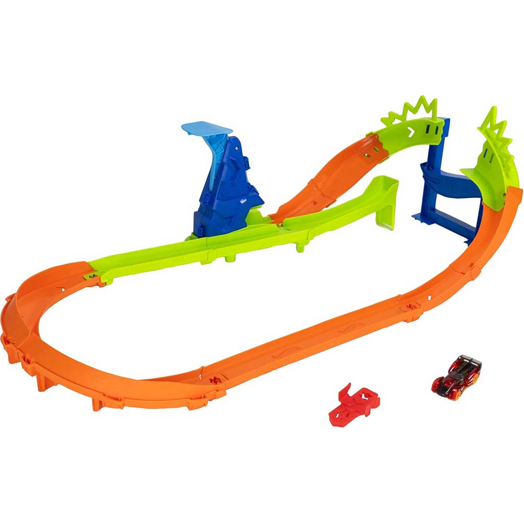 Hot Wheels: Zestawy torów mistrzostw - Wyścig okrężny z rampą - Mattel zdjęcie 2