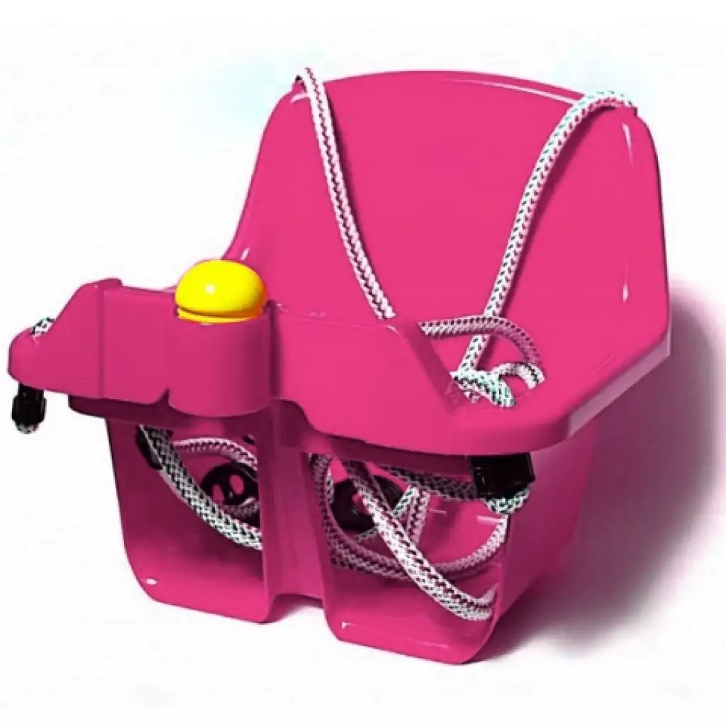Huśtawka z oparciem z grzechotką - D-Toys zdjęcie 2