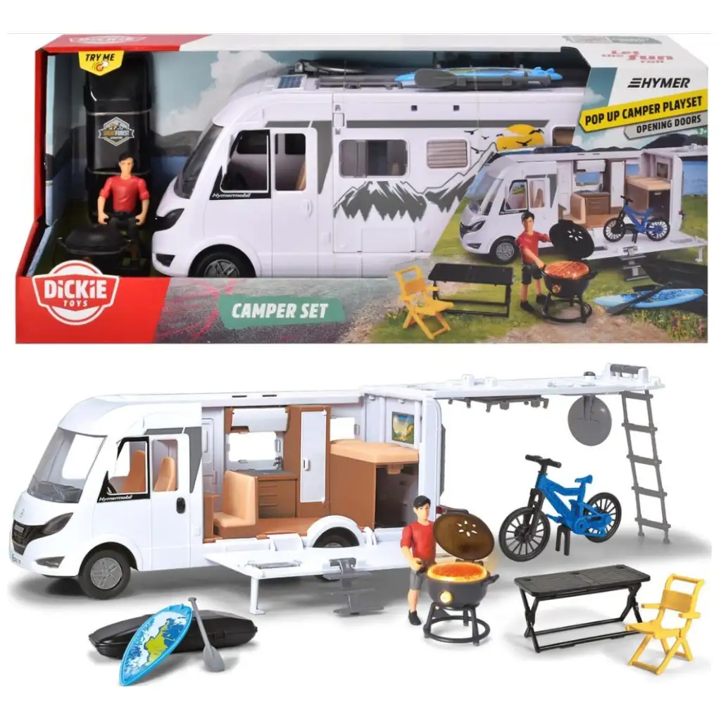 Hymer Camping Van z akcesoriami 30cm - Dickie Toys zdjęcie 6