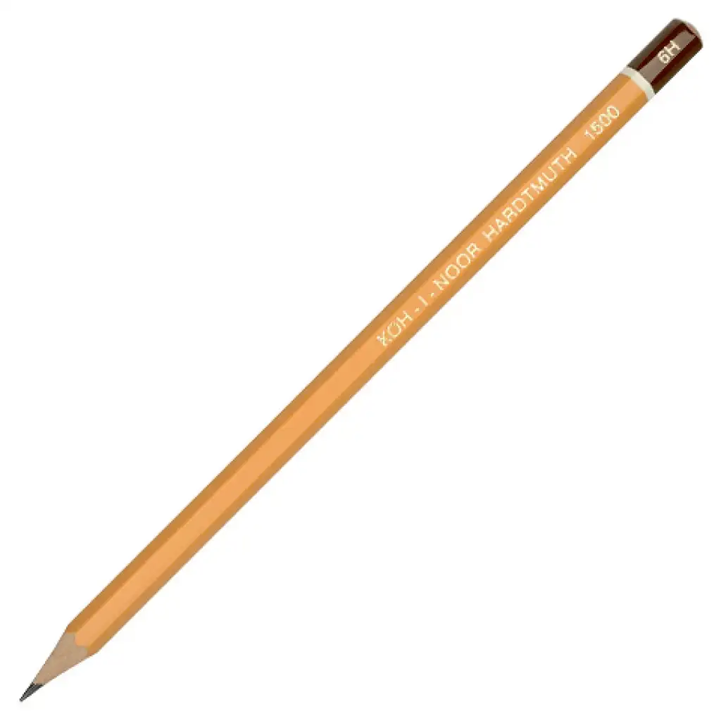 ICO: ołówek grafitowy 1500/6H Koh-I-Noor zdjęcie 1