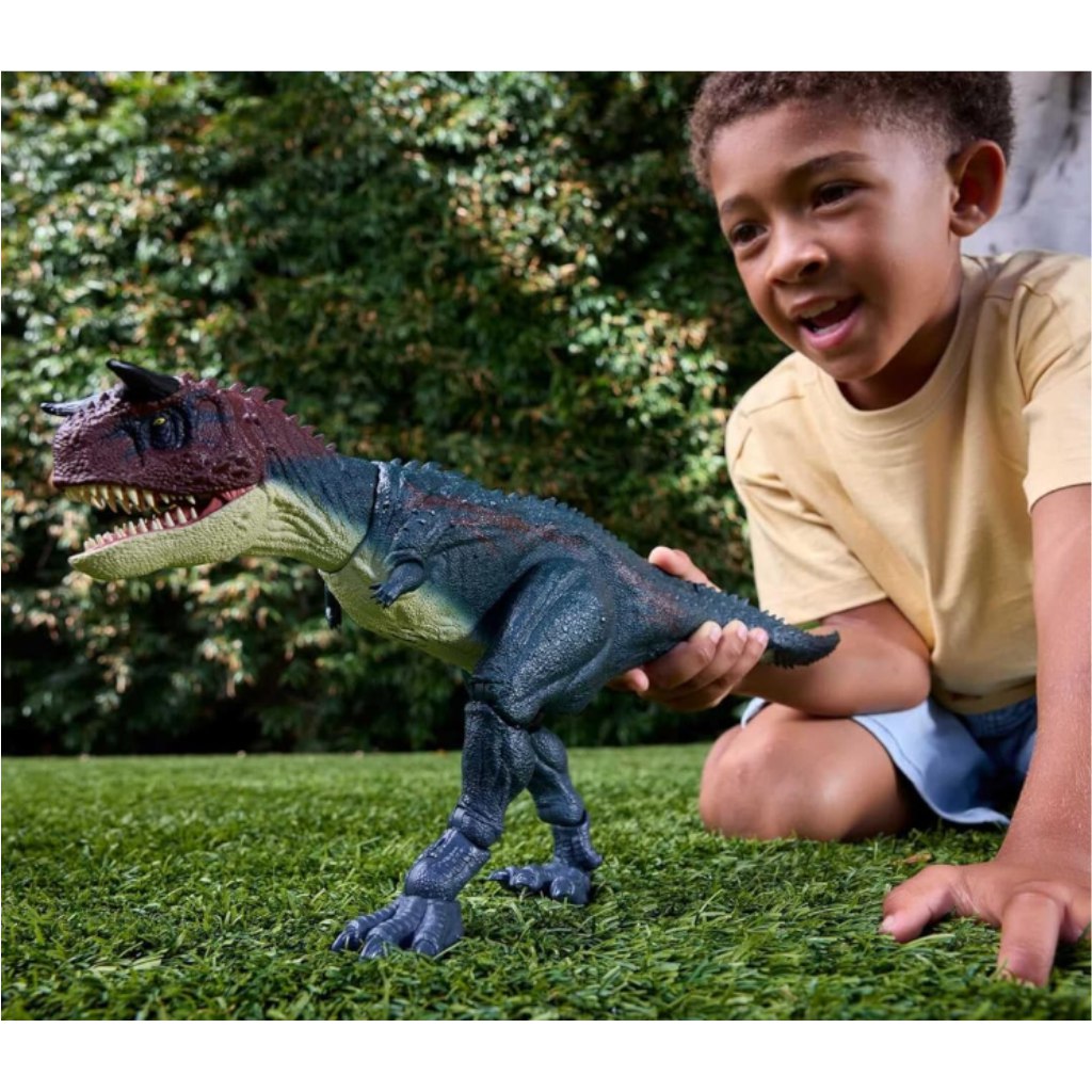 Jurassic World: figura dinozaura Carnotaurus - Mattel zdjęcie 2