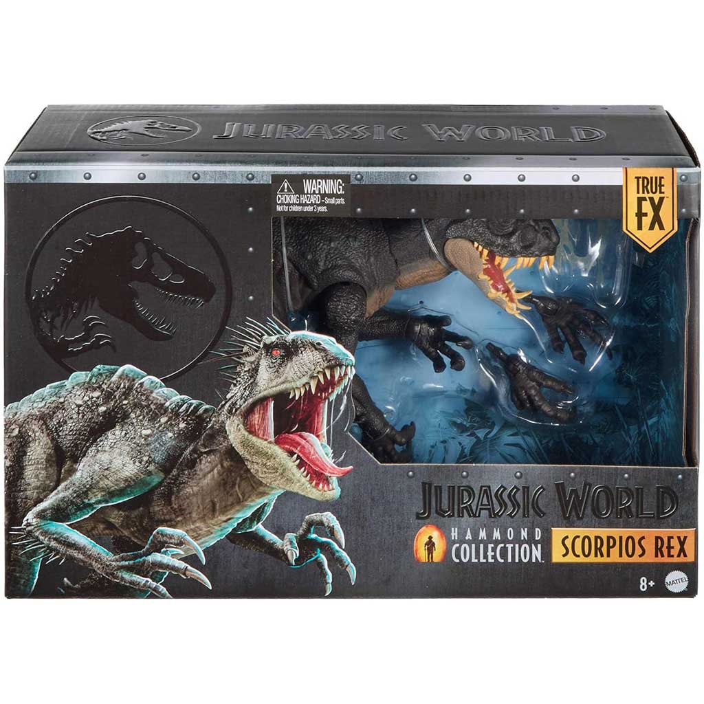 Jurassic World: Hammond Collection - Scorpius Rex dinozaur - Mattel zdjęcie 1