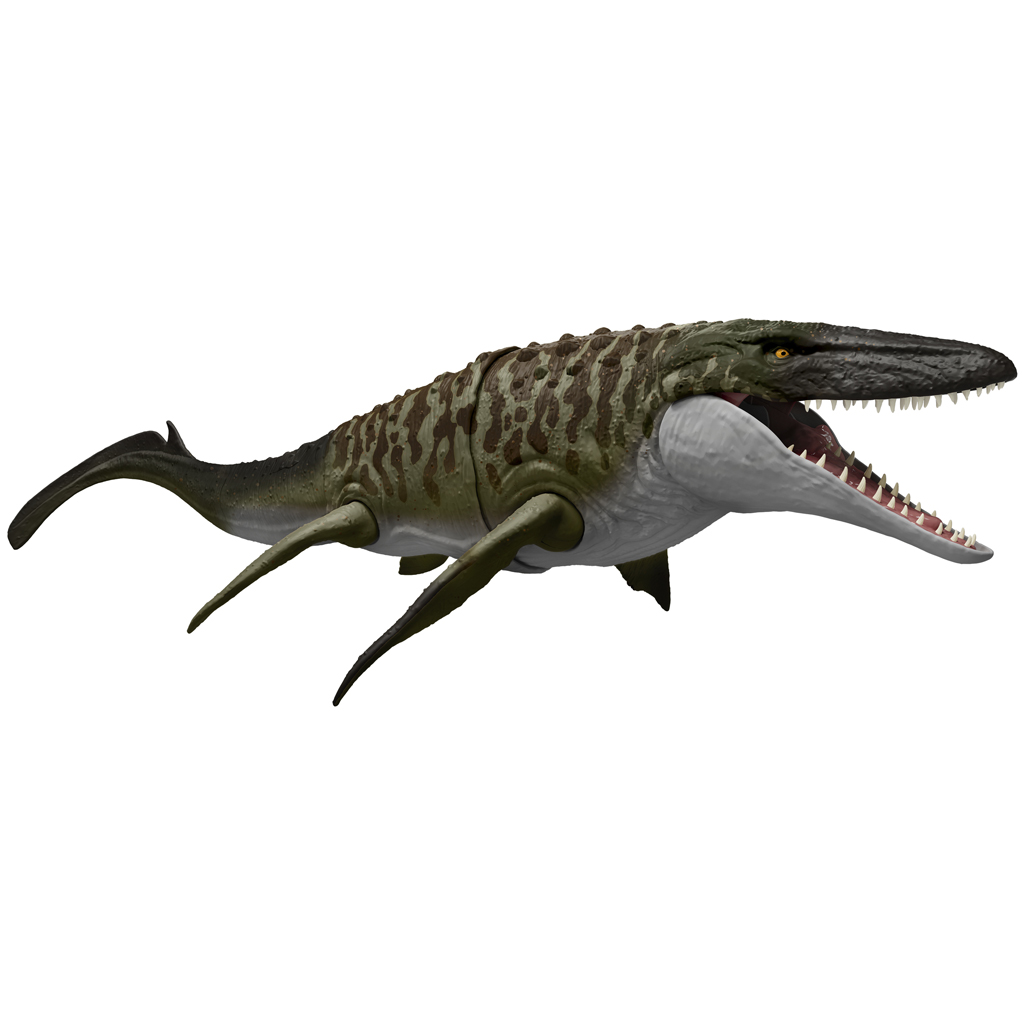 Jurassic World: Odrodzenie – Figura Mosasaurus Bite 'N Blast - Mattel zdjęcie 2