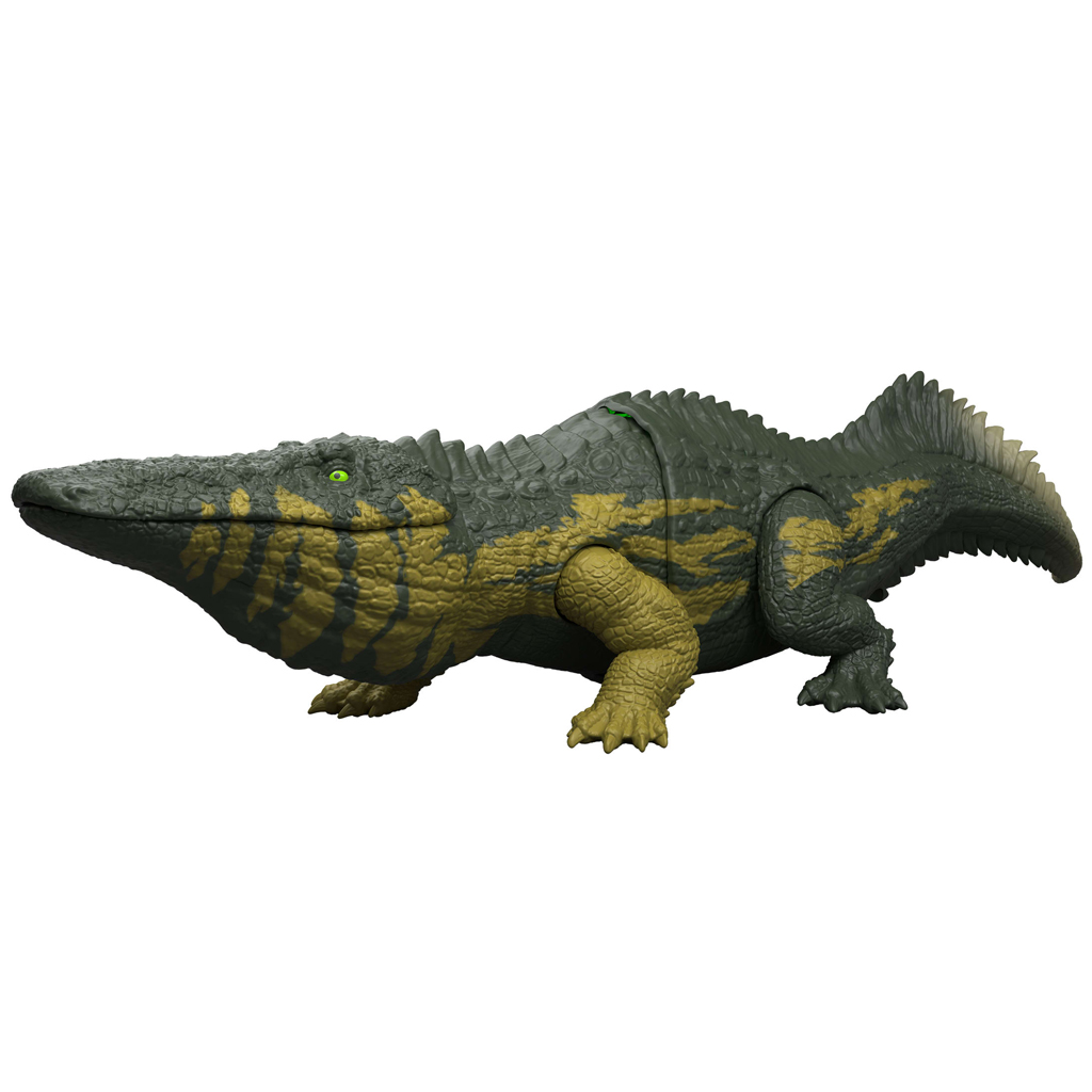 Jurassic World: Stomatosuchus atakujący dinozaur z dźwiękiem i światłem – Mattel zdjęcie 2
