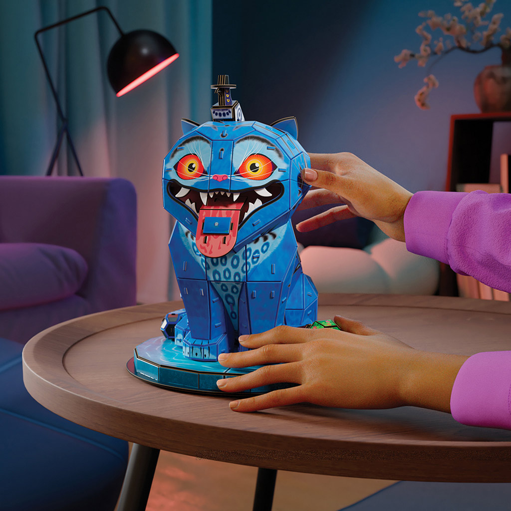 K-Pop Demon Hunters – Derpy tygrys i Sussie ptak 4D puzzle - Spin Master zdjęcie 3
