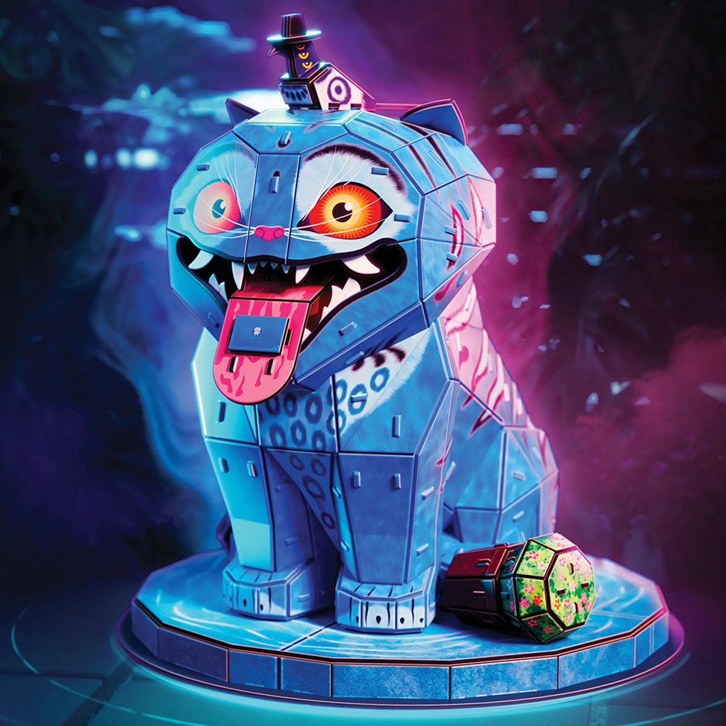 K-Pop Demon Hunters – Derpy tygrys i Sussie ptak 4D puzzle - Spin Master zdjęcie 5