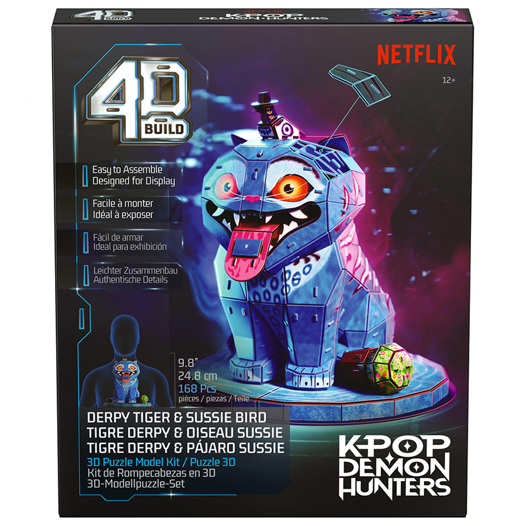 K-Pop Demon Hunters – Derpy tygrys i Sussie ptak 4D puzzle - Spin Master zdjęcie 7
