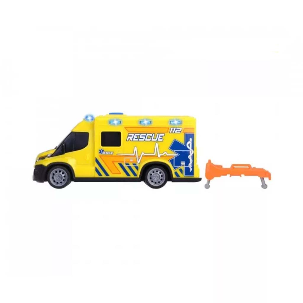 SOS Iveco karetka z dźwiękiem i światłem 18cm - Dickie Toys zdjęcie 3