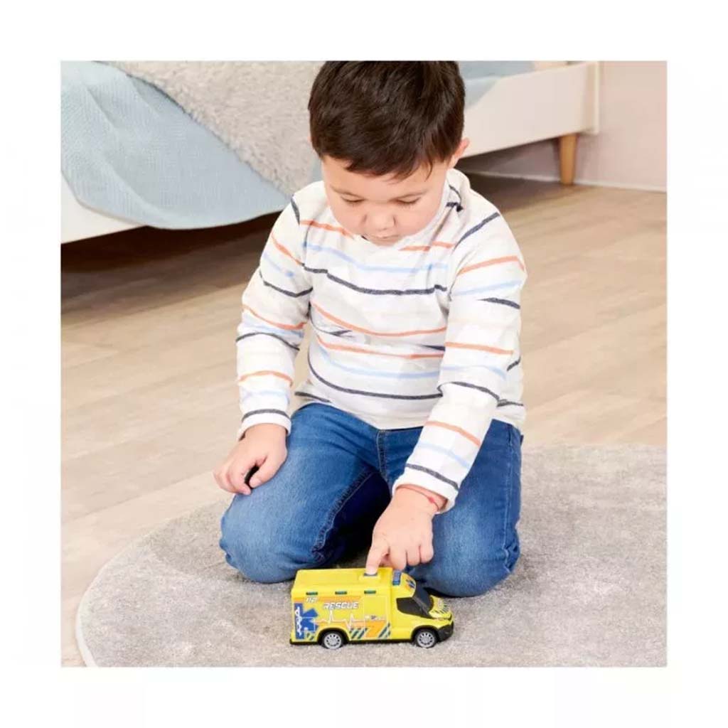 SOS Iveco karetka z dźwiękiem i światłem 18cm - Dickie Toys zdjęcie 4