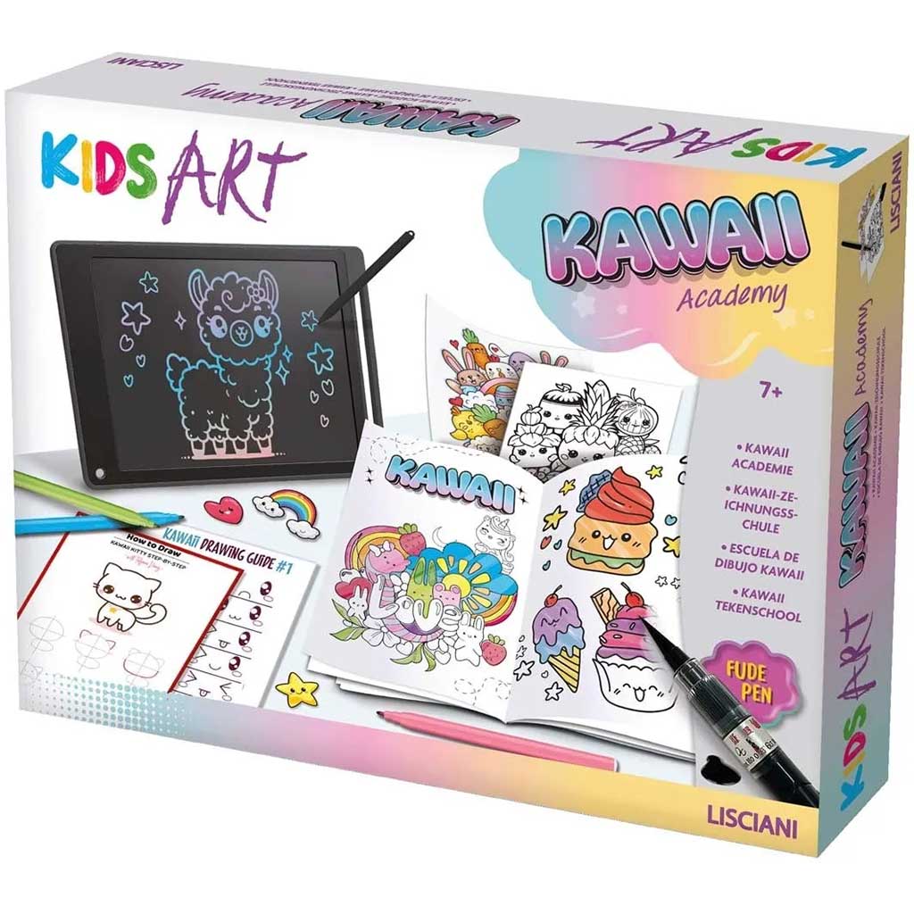 Kids Art: Kawaii Academy kreatywny kolorowanka - Lisciani zdjęcie 1