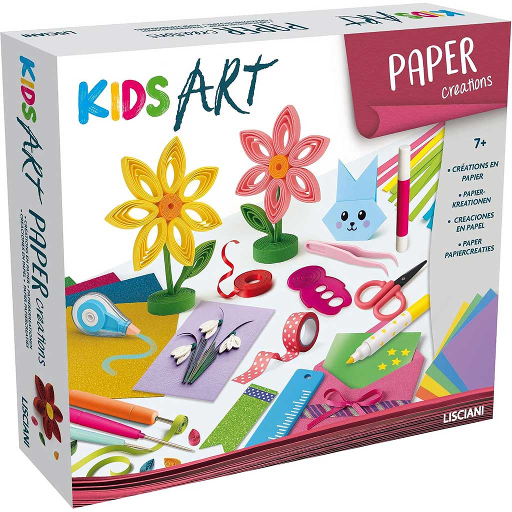 Kids Art: Kolorowe papierowe twórczości kreatywny zestaw - Lisciani zdjęcie 1