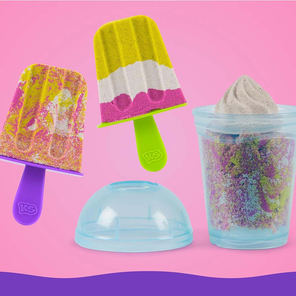 Kinetic Sand: Mikser do smoothie 396g z piaskiem modelarskim - Spin Master zdjęcie 4
