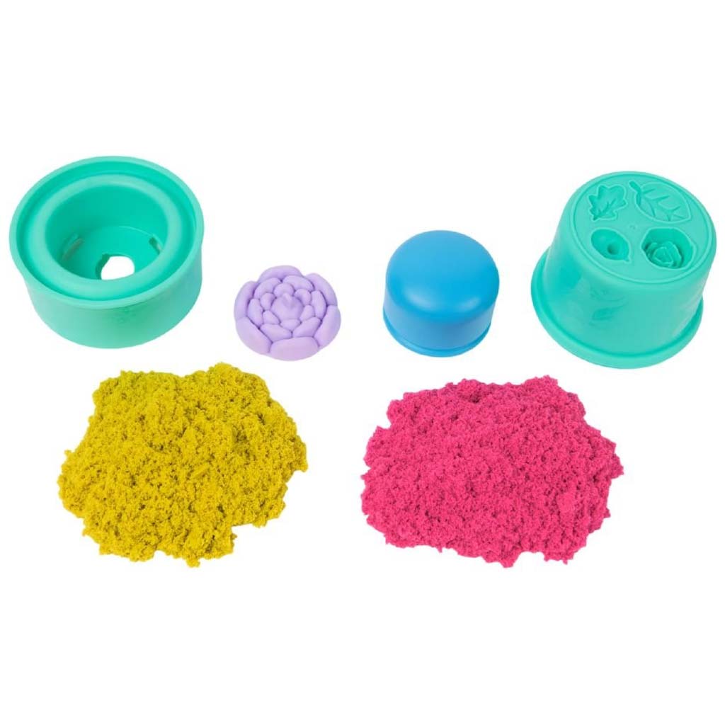 Kinetic Sand: Squish Blossom zestaw magicznych kwiatów z piasku – Spin Master zdjęcie 2