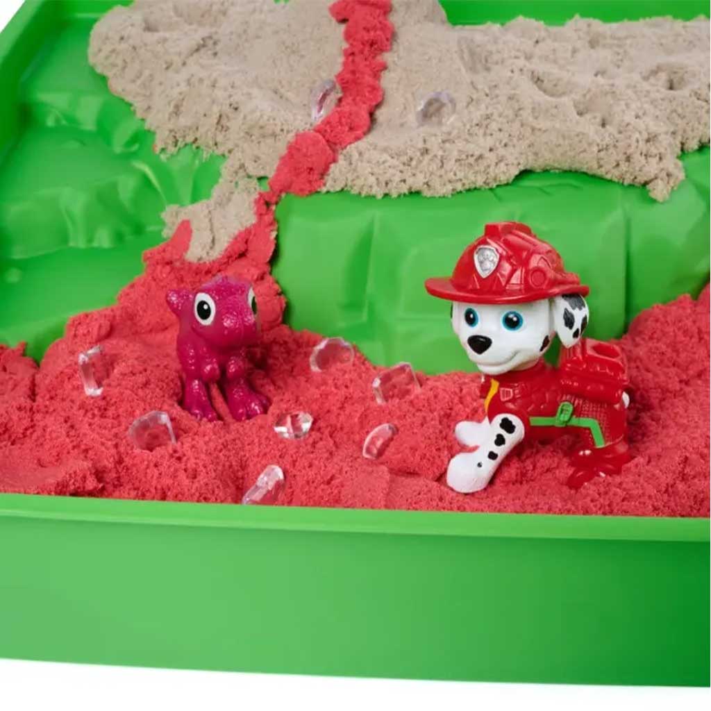 Kinetic Sand: Zestaw do zabawy z piaskiem Kinetic - Marshall z Psi Patrol - Spin Master zdjęcie 2