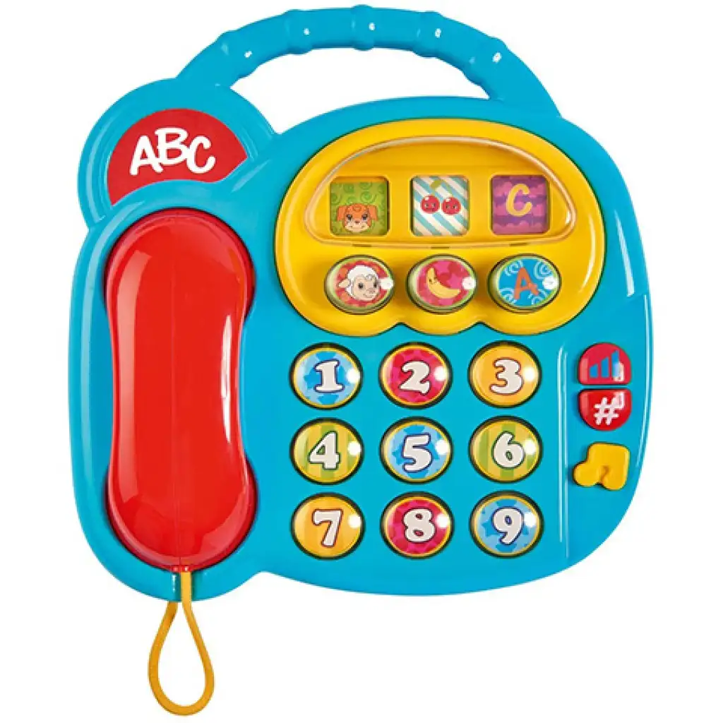 ABC kolorowy telefon z efektami świetlnymi i dźwiękowymi - Simba Toys zdjęcie 2
