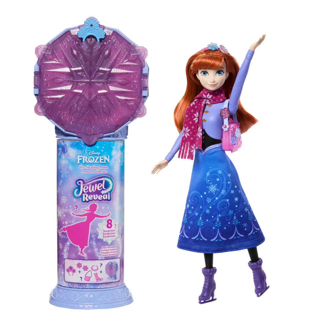 Kraina Lodu - Kryształowa Niespodzianka - Anna Kraina Lodu 2 w Sukience - Mattel zdjęcie 2