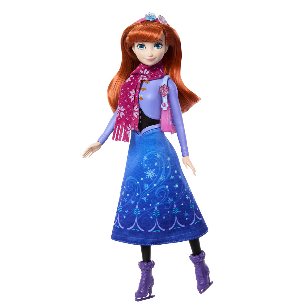 Kraina Lodu - Kryształowa Niespodzianka - Anna Kraina Lodu 2 w Sukience - Mattel zdjęcie 3