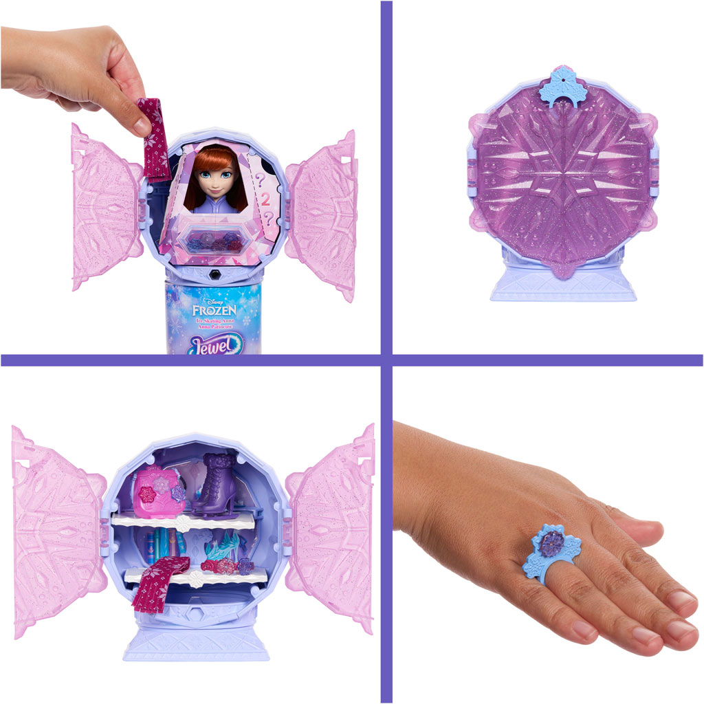 Kraina Lodu - Kryształowa Niespodzianka - Anna Kraina Lodu 2 w Sukience - Mattel zdjęcie 5