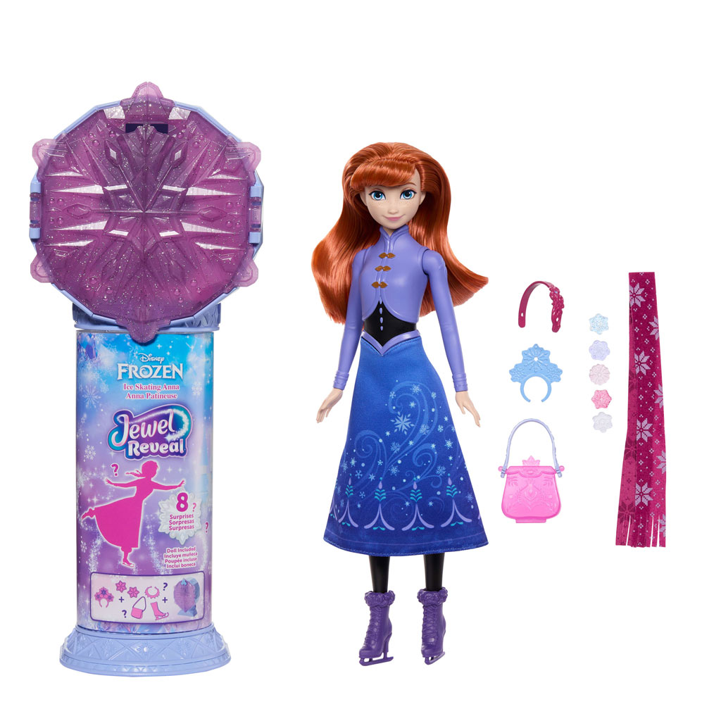 Kraina Lodu - Kryształowa Niespodzianka - Anna Kraina Lodu 2 w Sukience - Mattel zdjęcie 6