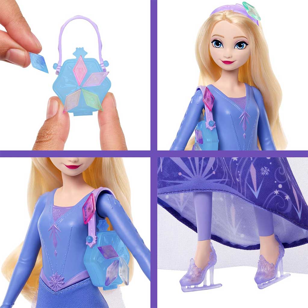 Kraina Lodu: Kryształowy Zestaw Niespodzianka - Elsa w Krainie Lodu 2 - Mattel zdjęcie 2