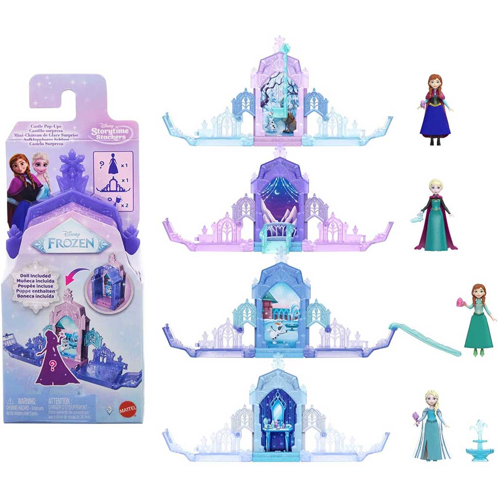 Kraina Lodu: Niespodzianka Magiczny mini zamek lodowy zestaw do zabawy - Mattel zdjęcie 2