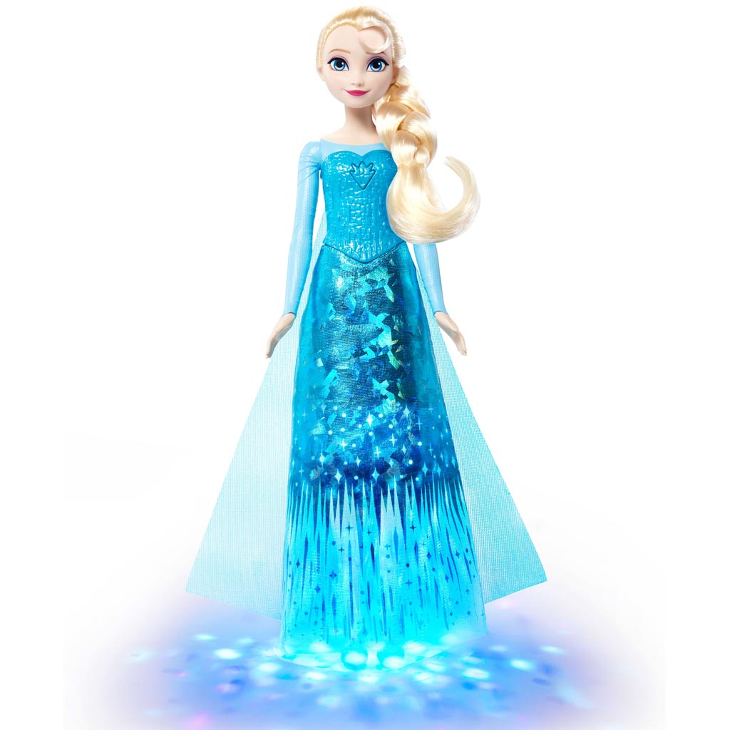 Kraina Lodu - Śpiewająca lalka Elsa z efektami świetlnymi - Mattel zdjęcie 6