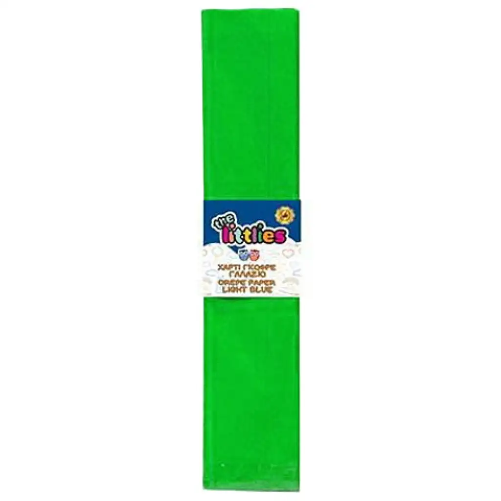 Krepa papier w jasnym zielonym kolorze 50x200cm zdjęcie 1