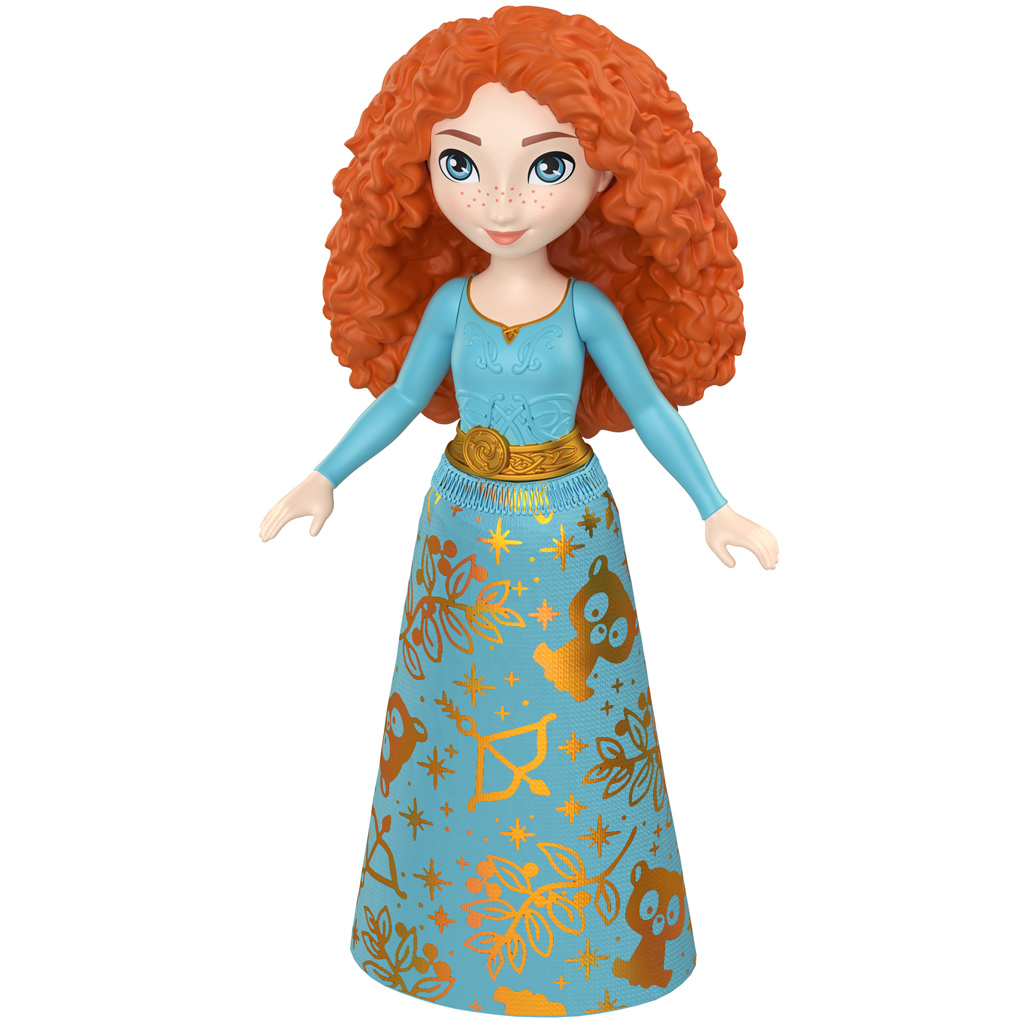 Księżniczki Disneya: Mini Księżniczka Merida lalka w świetlną spódnicę - Mattel zdjęcie 2