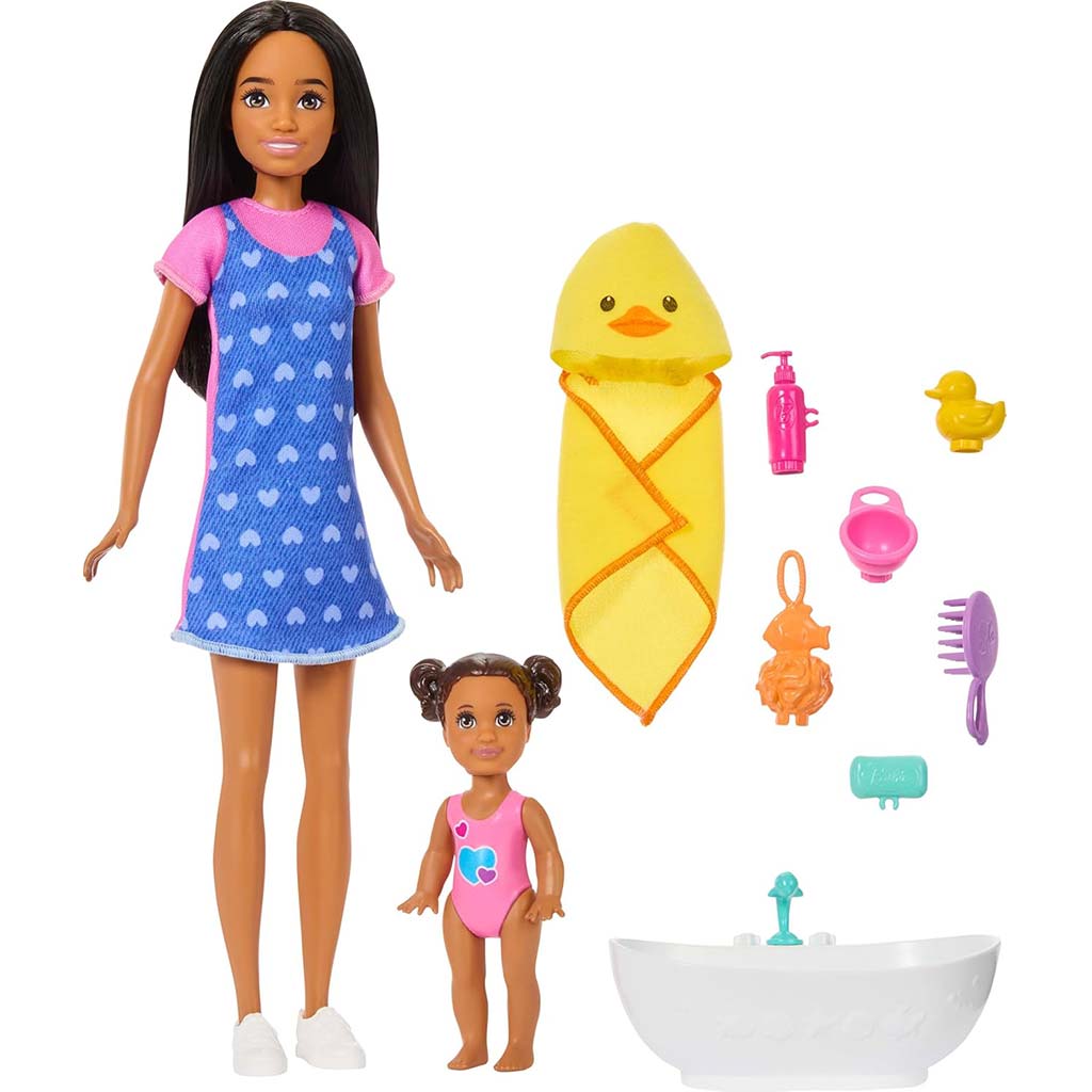 Lalka Barbie w serduszkowej sukience zestaw do zabawy - Mattel zdjęcie 2