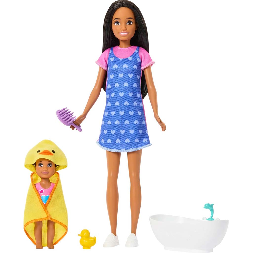 Lalka Barbie w serduszkowej sukience zestaw do zabawy - Mattel zdjęcie 3